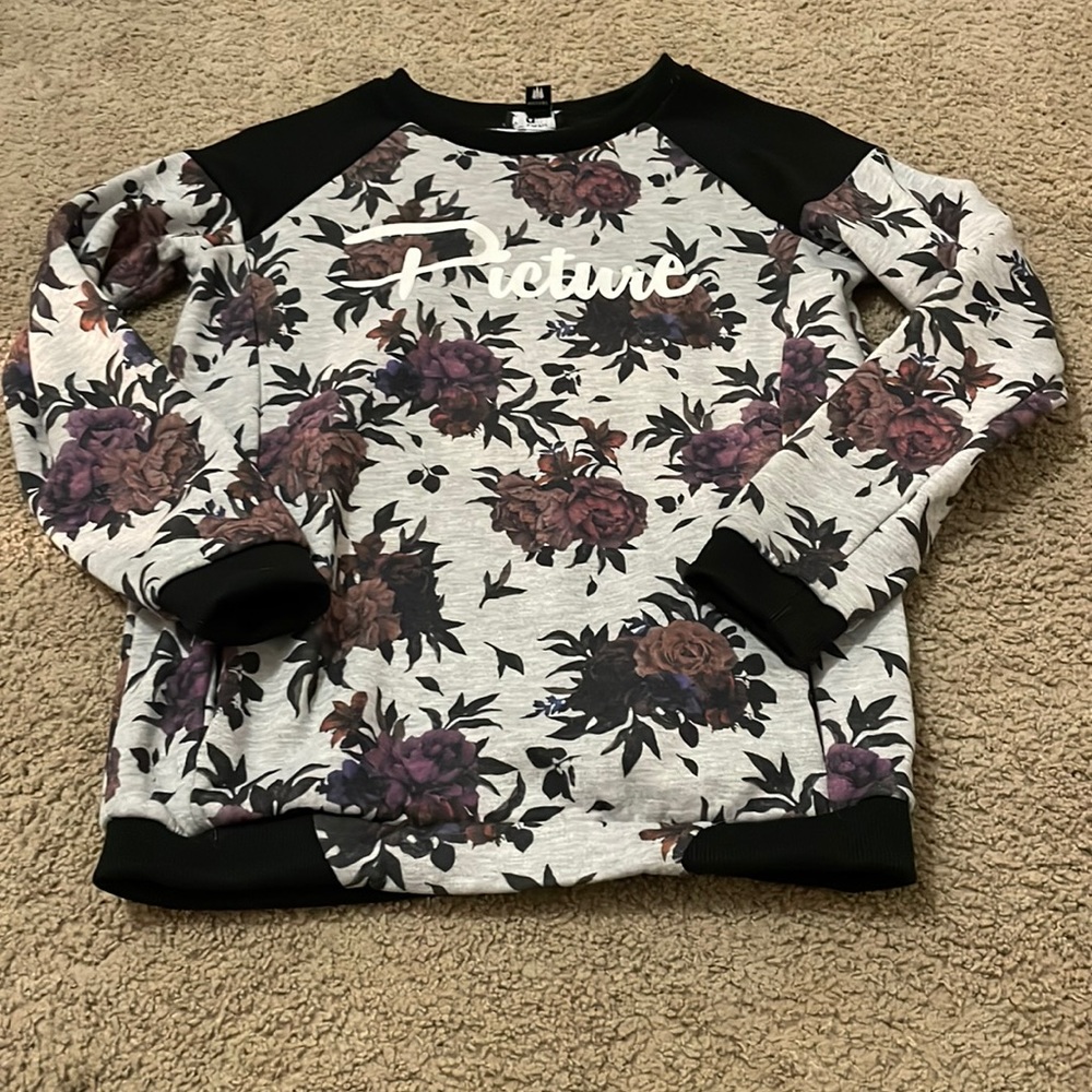 floral sweater